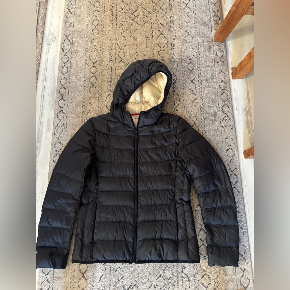 Uniqlo puffer jacket.
